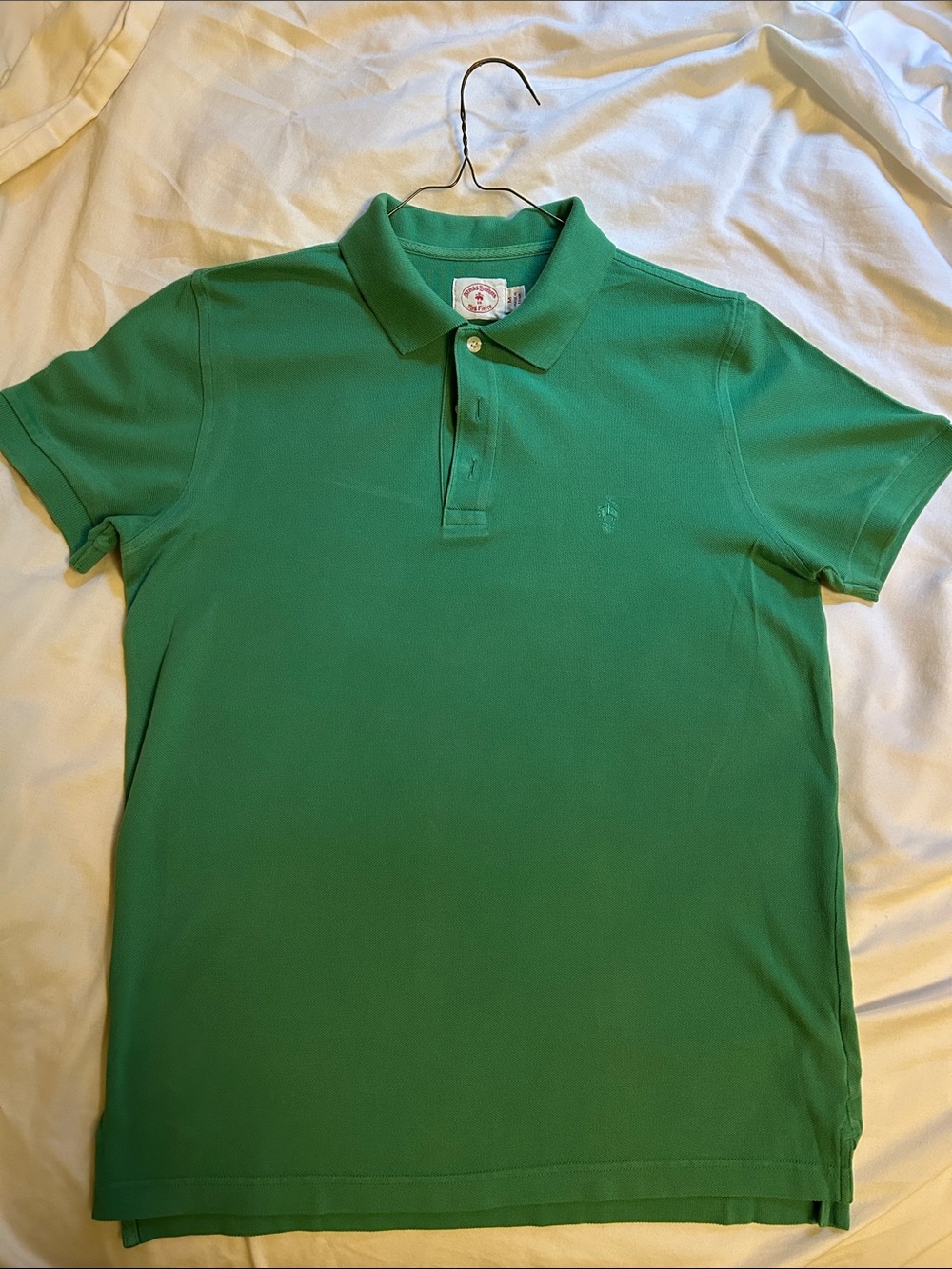 Brooks Brothers Red FleeceGreen Men’s Polo Shirt - Classic Collared Short-Sleeve